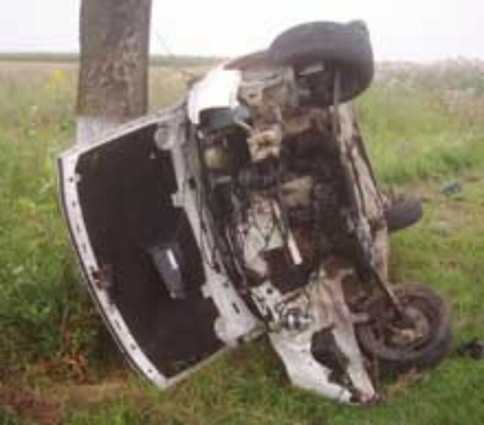 Accident spectaculos la intrarea în Cumpărătura