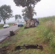 Accident spectaculos la intrarea în Cumpărătura
