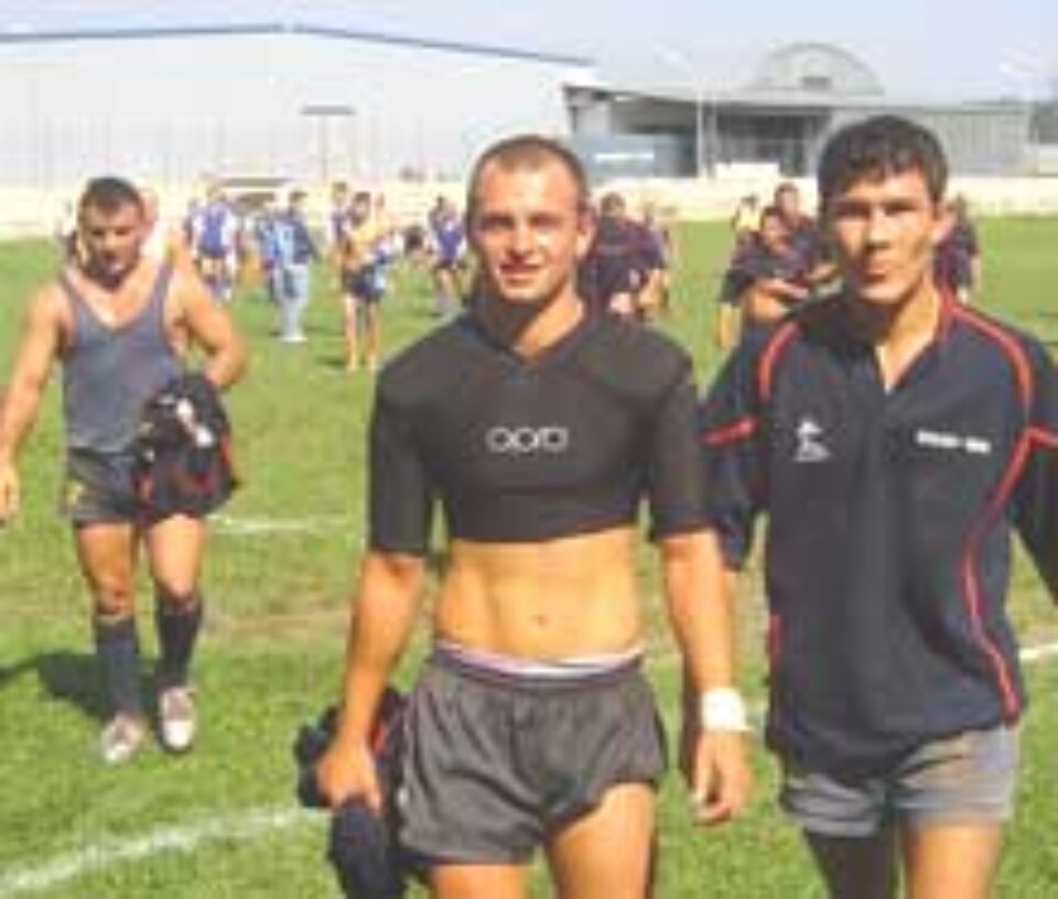 Flutur (stînga) şi Conache (dreapta), doi dintre artizanii victoriei cu Politehnica Iaşi