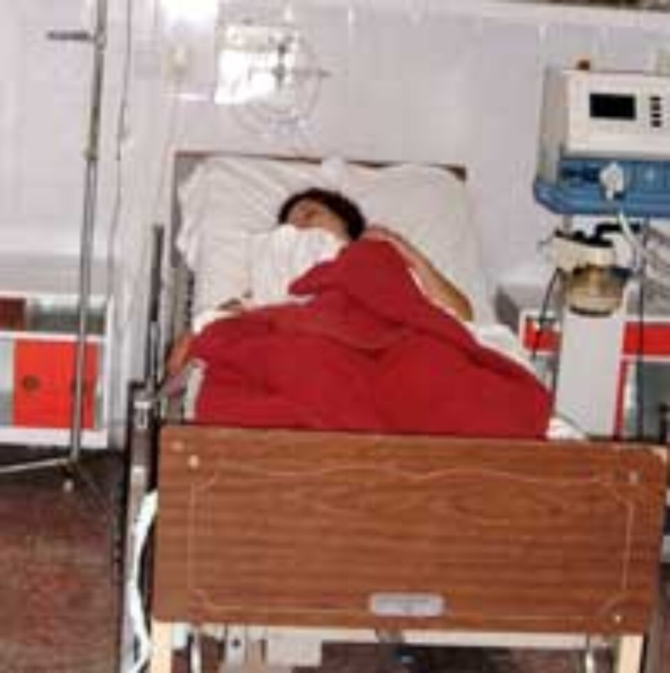 Simona Codrianu, de 27 de ani, din Tîrgu Ocna, a ajuns în Reanimarea Spitalului Judeţean Suceava, din cauza unui şofer beat