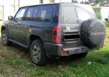 Nissan Patrol, reținut la frontieră