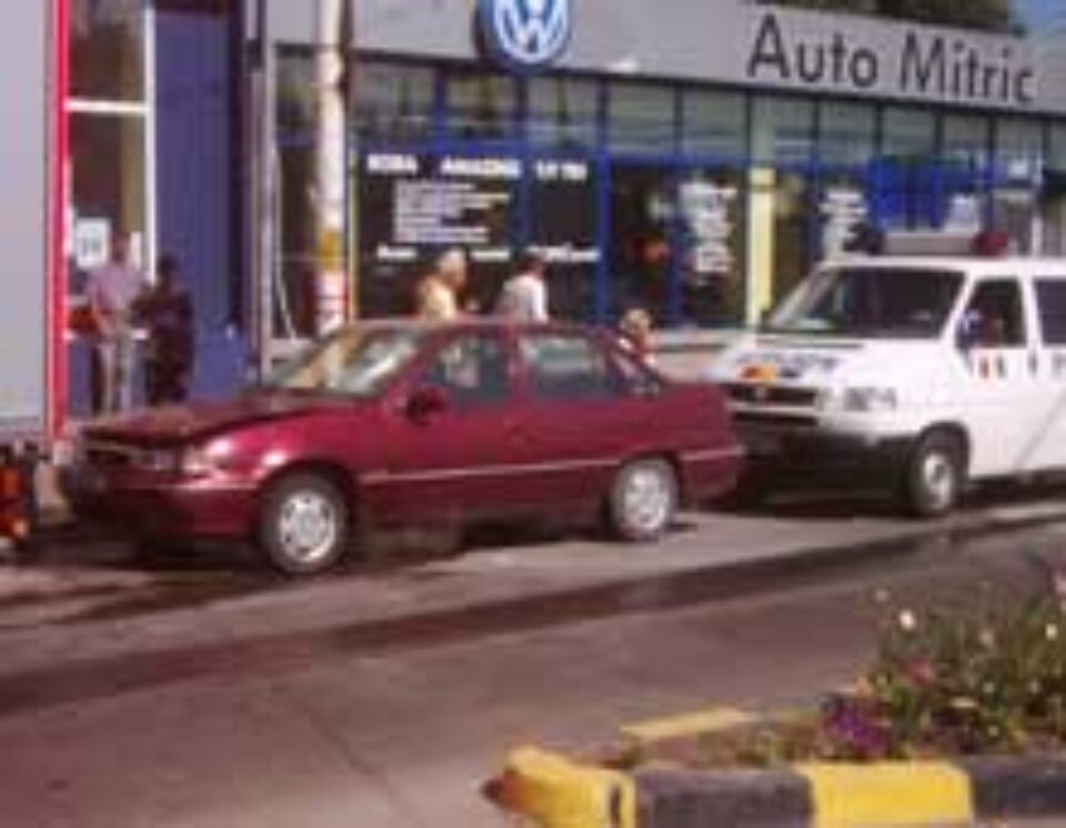 Un „Cielo” a luat foc ieri în centrul Sucevei