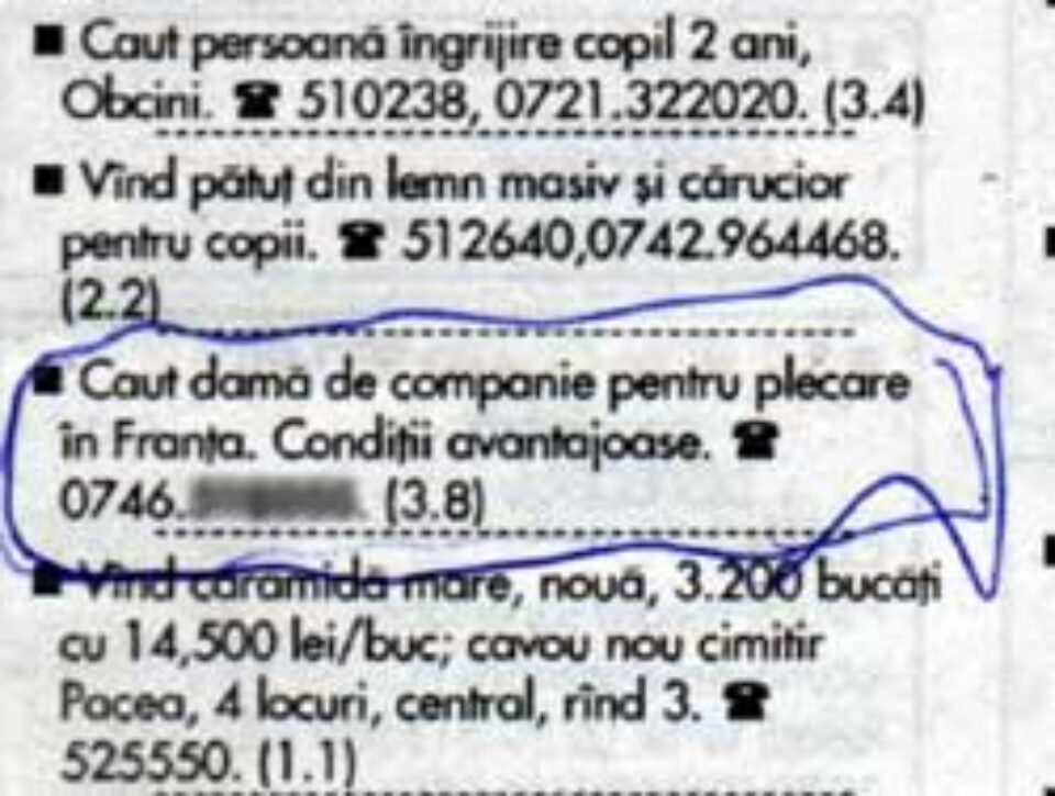 Dame de companie în România, prostituate pentru soldații din Legiunea Străină în Franța Dame de companie în România, prostituate pentru soldații din Legiunea Străină în Franța