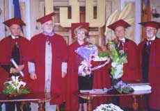 Prorectorul Universității „Ștefan cel Mare”, Sanda Maria Ardeleanu, Doctor Honoris Causa al Universității „Iurii Fedkovici” din Cernăuți