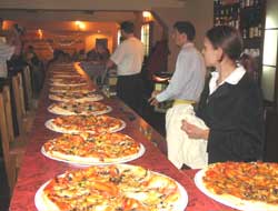 Party cu aromă de pizza europeană