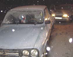 Prima zăpadă mai serioasă a dat peste cap traficul din Suceava