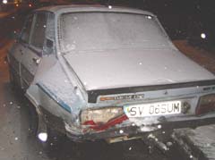 Avalanșă de tamponări pe drumurile județului din cauza poleiului