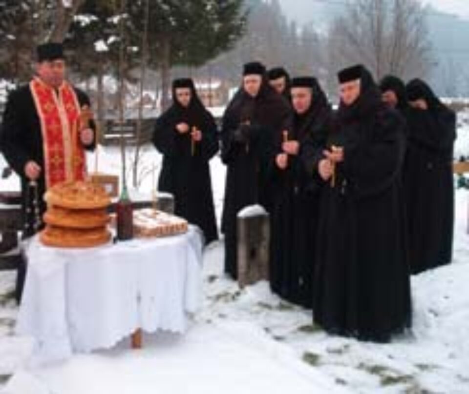 Omagierea lui Petru Comarnescu la Mănăstirea Voroneț