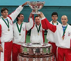 Croația a cîștigat, în premieră, Cupa Davis