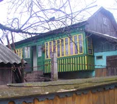 Casa în care locuiau cei doi bărbaţi