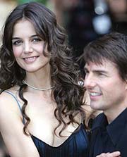 Cruise și Holmes - idila anului la Hollywood