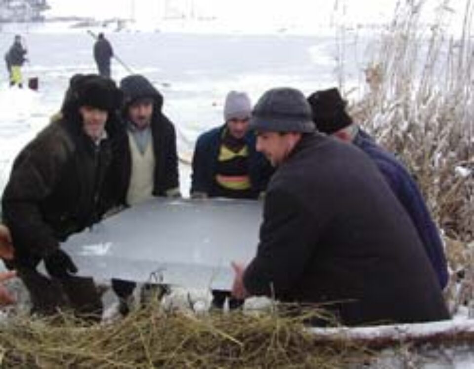 Crucile de gheață ale Bobotezei, o tradiție de peste 130 de ani la Bosanci