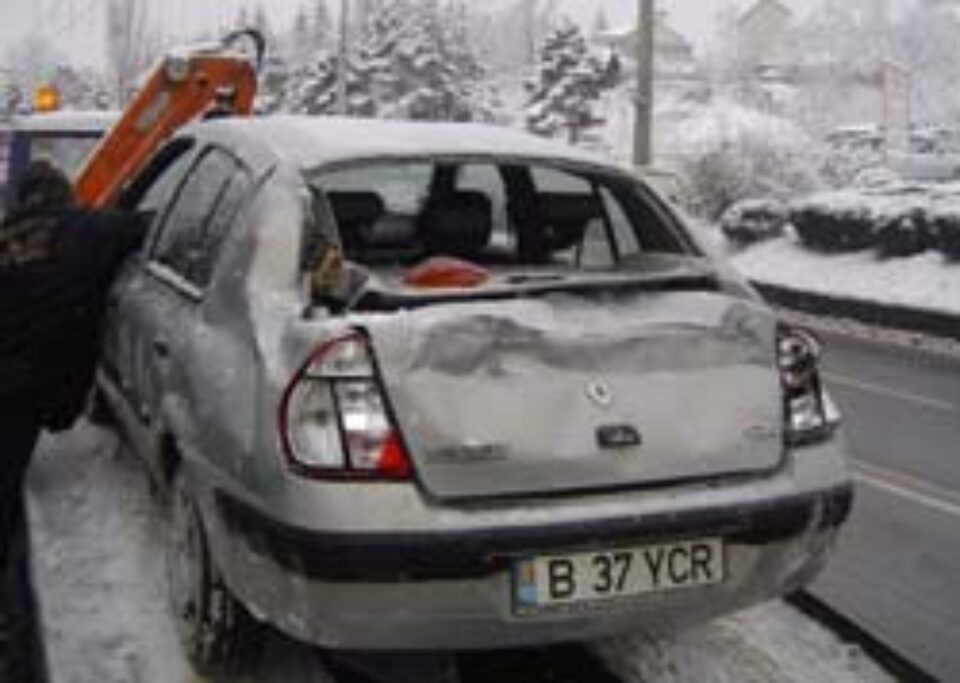 Accident spectaculos pe Calea Unirii