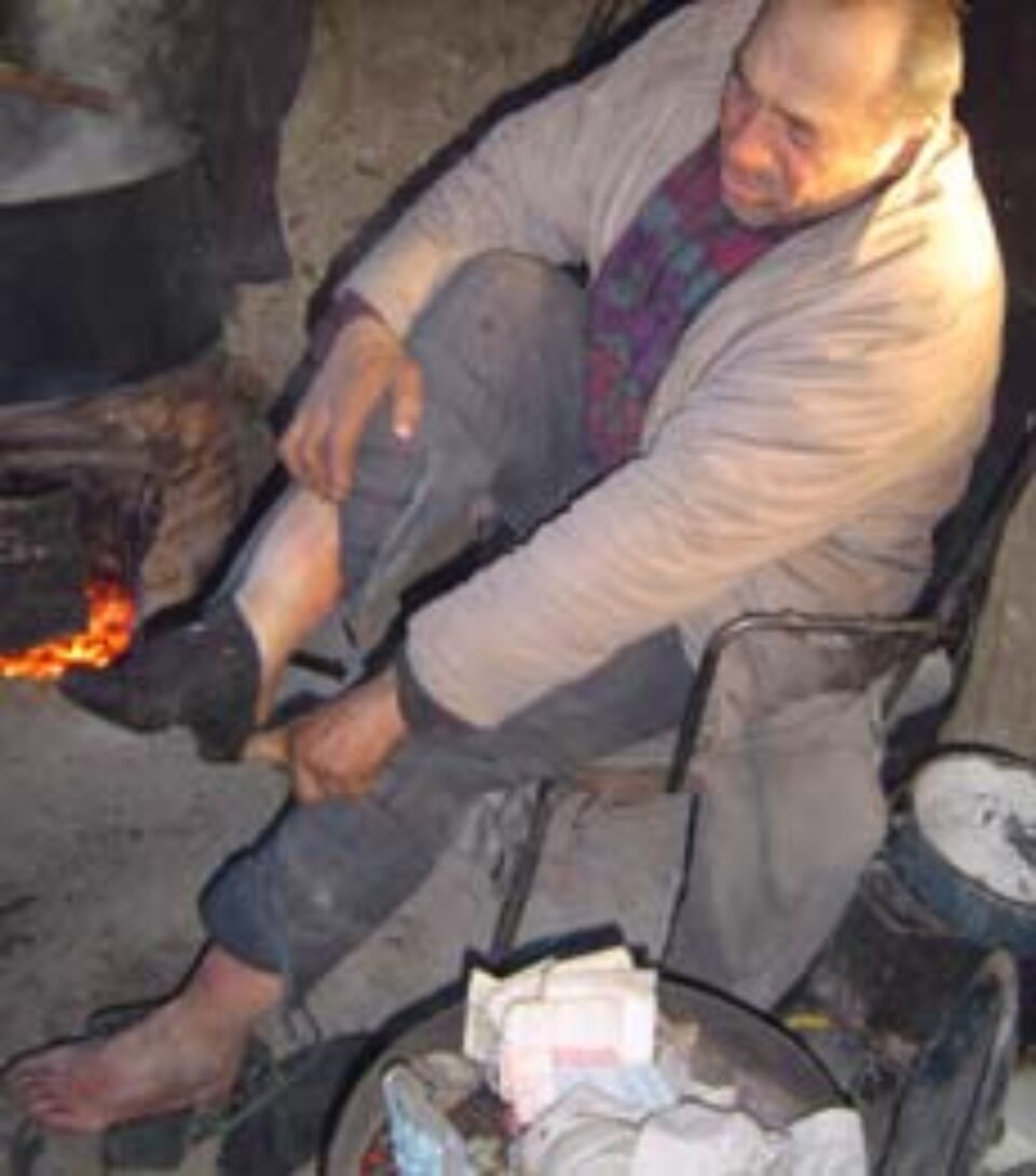 Viața într-o ruină, la minus 25 grade C