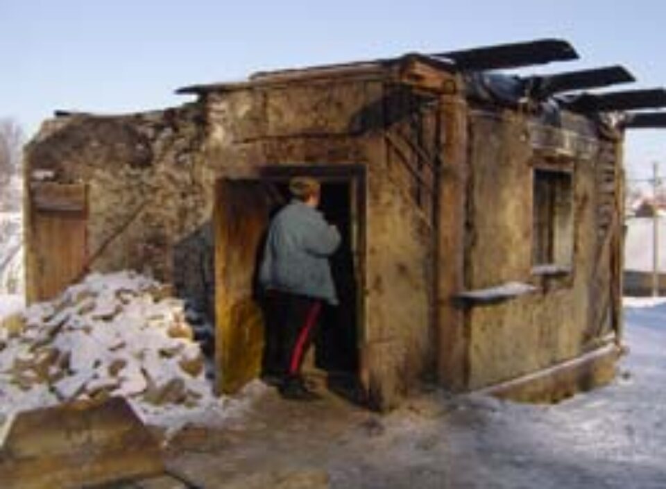 Viața într-o ruină, la minus 25 grade C