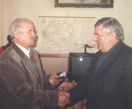 Președintele Gavril Mîrza, membru de onoare al Asociației Pensionarilor CFR din România