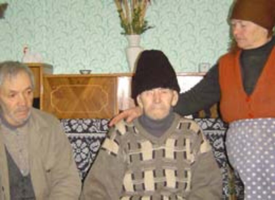 Ioan Rotariu alaturi de fiul si nora sa