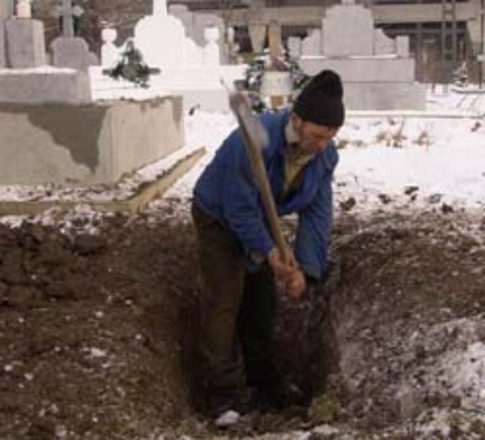 Gropi săpate cu șpițul și barosul