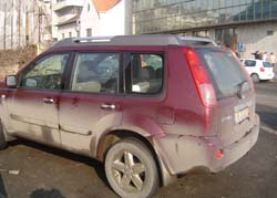 Maşina de teren cu care circulă „cumătra” Tamara