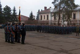 Cel mai tânăr contingent de jandarmi și pompieri militari au depus jurământul militar