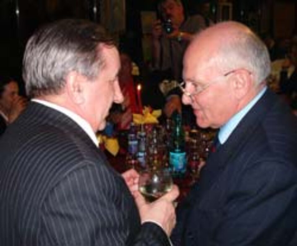 Consulul Romeo Săndulescu şi ambasadorul Youri Malko