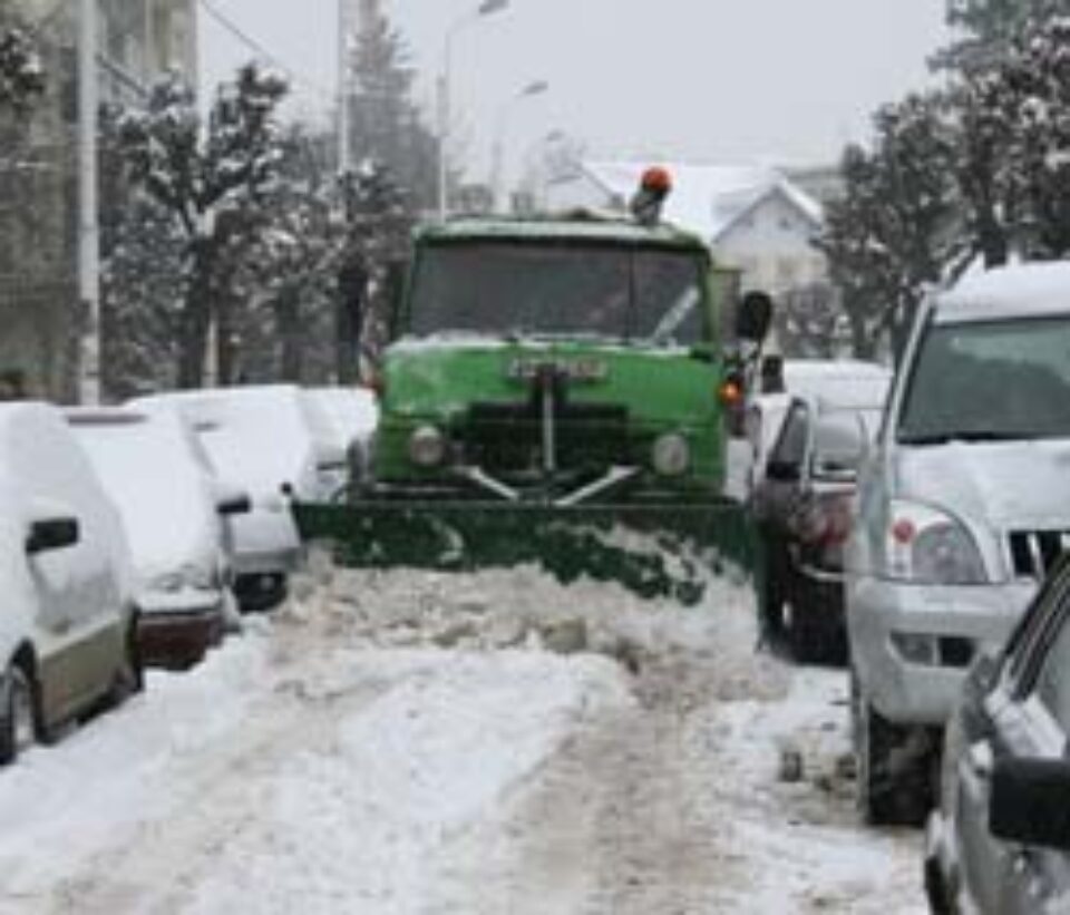 Iarna s-a întors în forță
