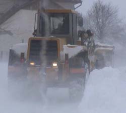 Nămeți de 2 metri în mijlocul lui martie