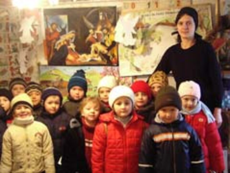 Grădiniță în vestiarul echipei de fotbal