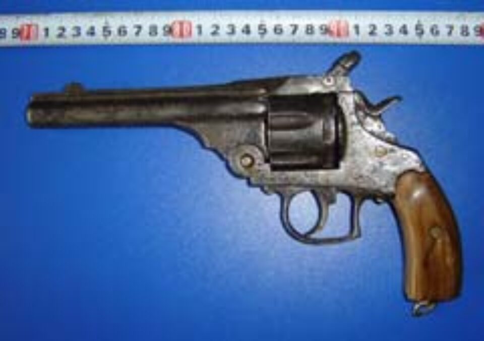 Un revolver militar și două săbii, confiscate pe stradă de la un tânăr din Siret Un revolver militar și două săbii, confiscate pe stradă de la un tânăr din Siret