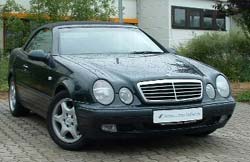 Mercedes furat din Germania, găsit la Cumpărătura