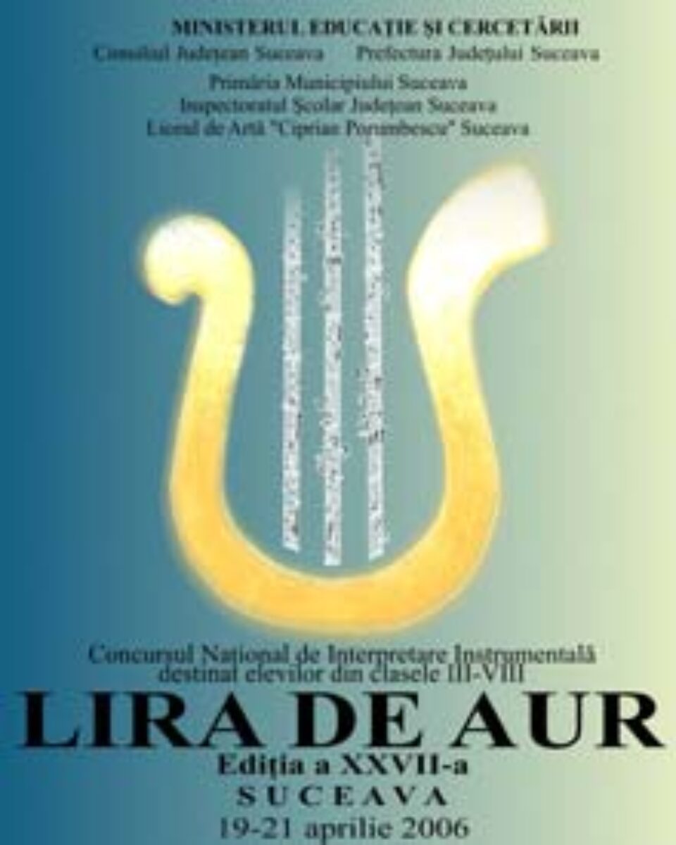 Premii pentru toți concurenții suceveni ai Concursului Național „Lira de Aur”