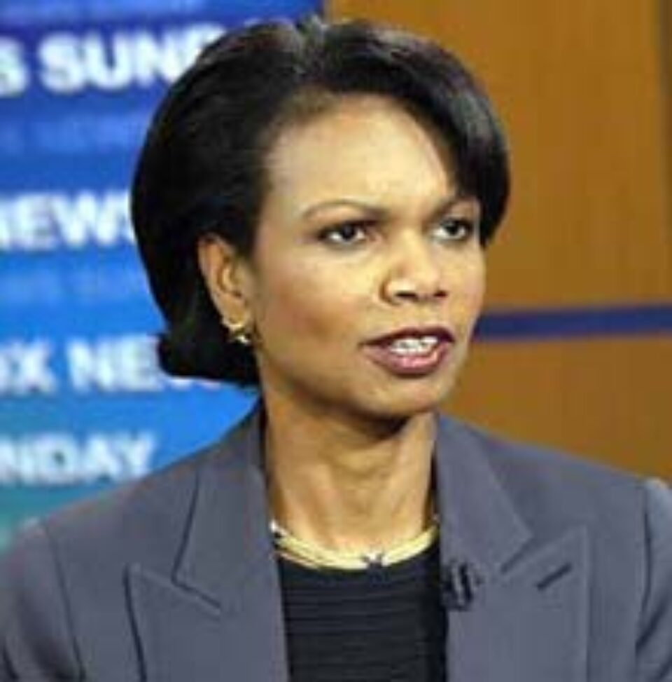Condoleezza Rice avertizează că SUA ar putea acționa independent de ONU