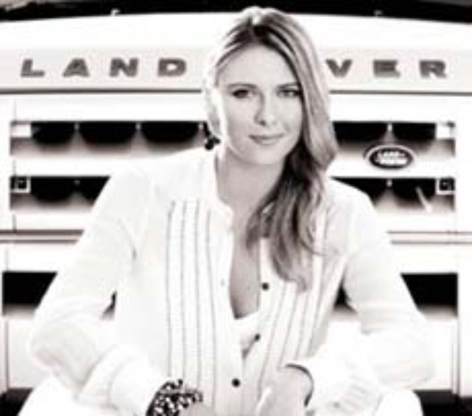 Maria Sharapova - noua imagine a mărcii Land Rover