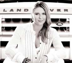 Maria Sharapova - noua imagine a mărcii Land Rover