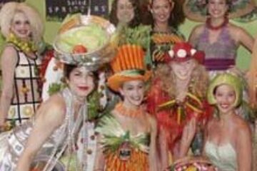 "Salad fashion show" - moda comestibilă