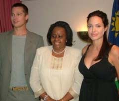 Angelina Jolie și Brad Pitt au mulțumit Namibiei pentru sprijinul acordat