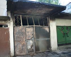 Garajul in care a murit tinarul