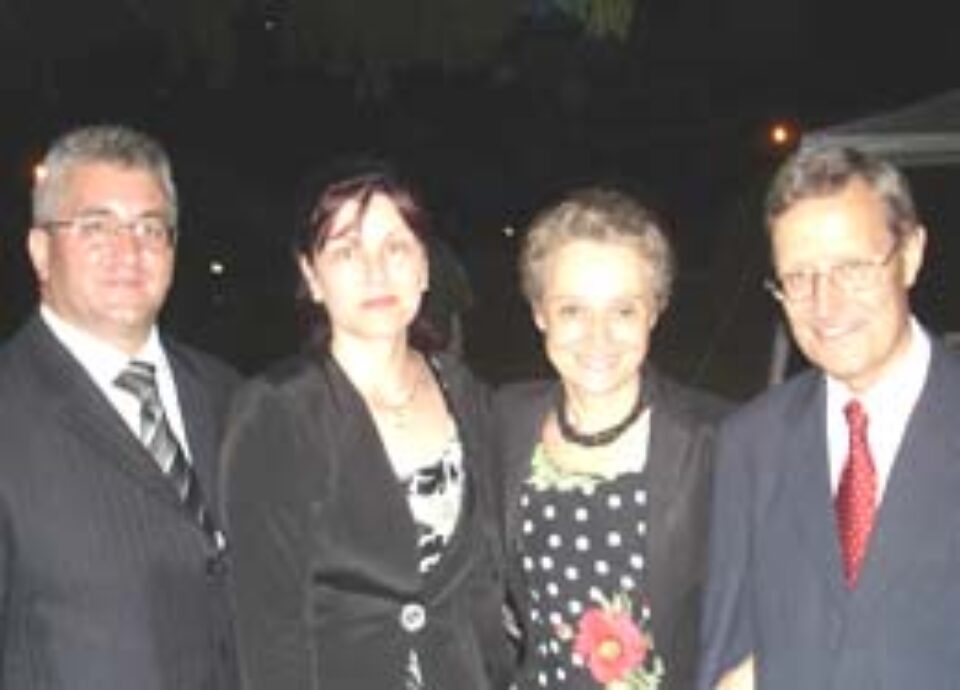 Ion Lungu si Wilfried Gruber, alaturi de sotiile lor