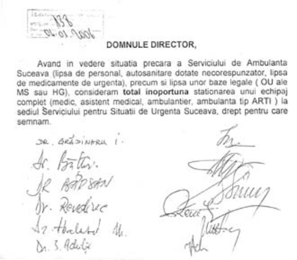 Directorul Martiniuc, în conflict cu medicii subordonați
