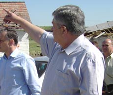 Case de 120 de metri pătrați pentru sinistrații din Arbore