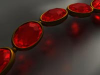 Perle și rubine pentru o frumusețe desăvârșită