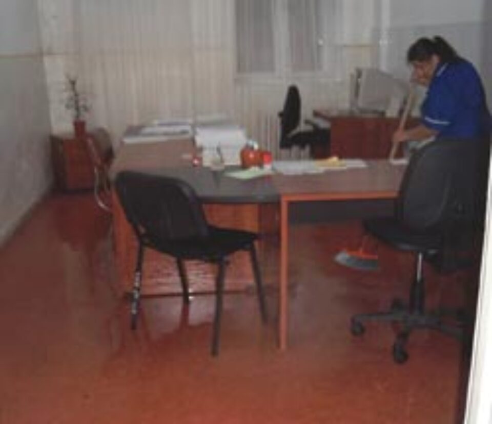 Secția de Boli Infecțioase, inundată de ploile torențiale