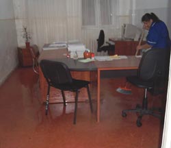 Secția de Boli Infecțioase, inundată de ploile torențiale