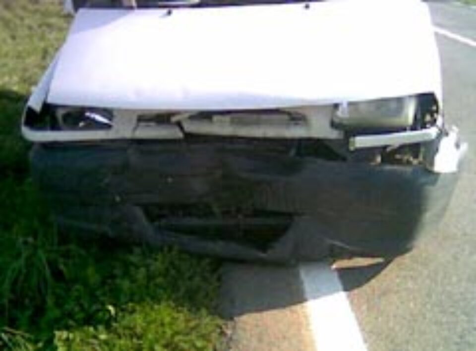 Patru mașini, avariate într-un accident în lanț