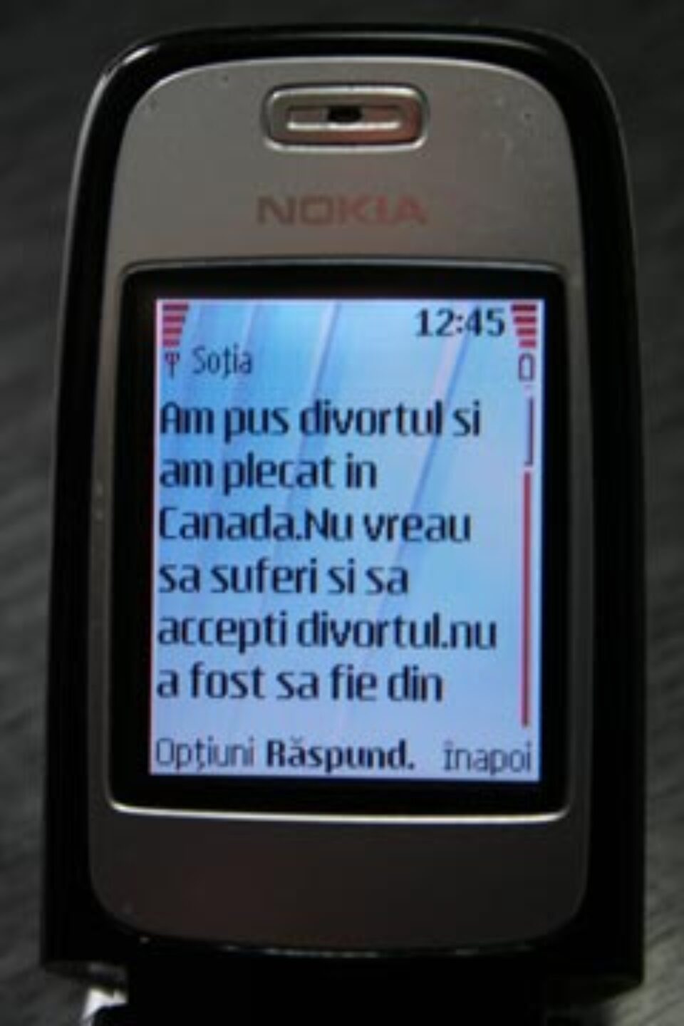 Mesajul primit de Daniel Prisăcariu pe telefonul mobil