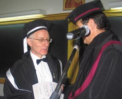 Scriitorul și publicistul francez Jean-Yves Conrad, doctor Honoris Causa al Universității „Ștefan cel Mare”