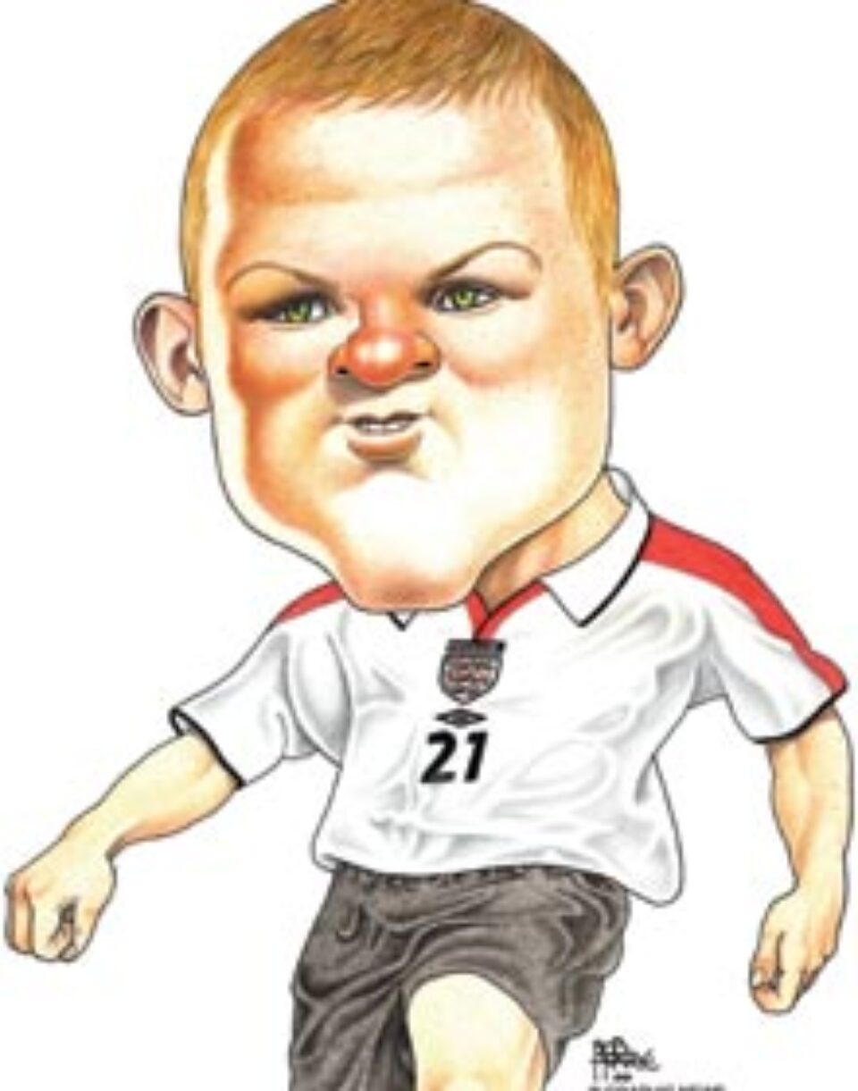 Dispută între Wayne Rooney și un suporter englez