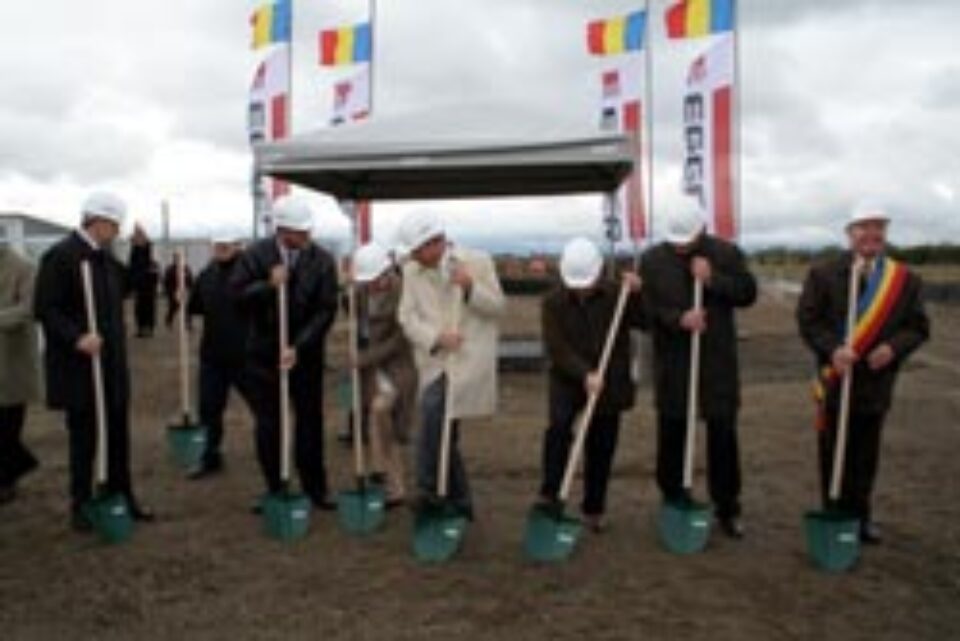Inaugurarea lucrărilor de construcție a fabricii EGGER