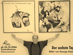 George Ostafi-OST, pe simezele Galeriei Centrale a Universității din Goettingen