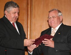 Fostul președinte al Regiunii Schwaben, cetățean de onoare al județului Suceava